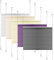 S SIENOC2 Stück Plisse-Rollo Plisseerollo Easyfix ohne Bohren Plissee Jalousie verspannt Faltstore Rollo Klemmfix Sonnenschutzrollo Seitenzugrollo Faltrollo für Fenster Tür (100x130 cm, Grau)