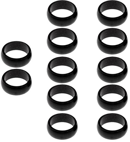 Baoblaze 12er Set Aluminium O-Ringe Schaftringe Schutzringe für Darts Dartpfeile