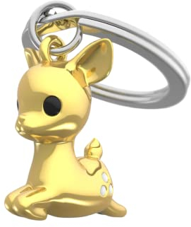 METALMORPHOSE - Porte-clés Biche dorée - MTM191-01