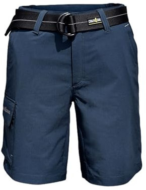 crazy4sailing Unisex Deck Segel‑Shorts – schnelltrocknend, Ultraleicht & Stretchy, UPF 40 Schutz, Abriebfest verstärkter Sitz, praktische Taschen, elastischer Bund inkl. Gürtel Navy XL