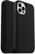 OtterBox Strada Case for iPhone 12 / iPhone 12 Pro, Shockproof, Drop proof, Premium Leather Protective Folio with Two Card Holders, 3x Tested to Military Standard, Black, No Retail Packaging