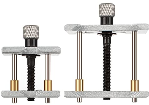 Haisheng 2PCS Supporto per movimento dell'orologio in Metallo Supporto per Base dell'Orologio Supporto per la Rimozione dell'Orologio Strumento di Manutenzione per la Riparazione dell'Orologio