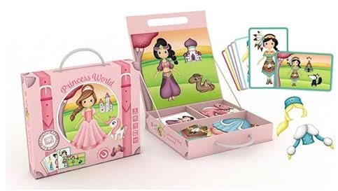 Hape Magnetspiel Weltprinzessinnen - Klassisch - 40 Teile - ab 3 Jahren