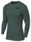 TCA Men Long Sleeve Compression Shirt, Athletic Workout Sports Undershirt Base Layer Top - Darkest Spruce, M