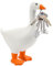 Pipihome Magnete Gans Schlüssel Halterung, Gans 3D-gedruckter Schlüsselhalter, magnetischer Werkzeughalter, Heimdekoration, Statue, hängendes Gestell, Ornament für Schlüssel, Brille (Orange)