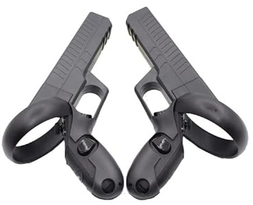 For VR Controller Juegos Accesorios Equipo para Oculus Quest/Rift s VR Game Gun para Oculus Quest/Rift s Accesorios,P-istol Mango Accesorios para FPS Juego,Experiencia de tiroteo de Juegos Mejorada