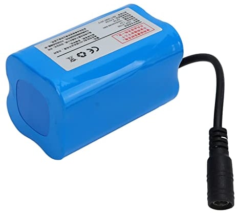 RiToEasysports 12000 MAh 7,4 V RC Nesting Boot Batterie, RC-Nistbootbatterie, Wiederaufladbare Lithiumbatterie Hochgeschwindigkeits-Schnellbootbatterie Futterboot Akku