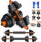 AJUMKER Dumbbells set,20KG Dumbbell Sets for Men Women,Free Hand Adjustable Dumbbells Weights Set Pair Fitness Adjustable Lifting Training Set Dumbells Weight for Home Gym Use (20KG Kettlebell)