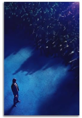 CHNT John Wick Poster, Wandkunst, Leinwandgemälde, Wohnzimmer, Schlafzimmer, Heimdekoration, Büro, Wandposter, Fitnessstudio, Kunstmalerei, 30 x 45 cm