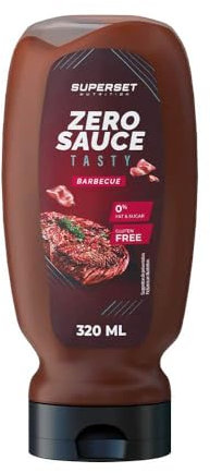 Superset Nutrition | Tasty Zero Sauce (320ml) | Sauces zéro | Sauces zéro calorie ultra gourmandes - Barbecue