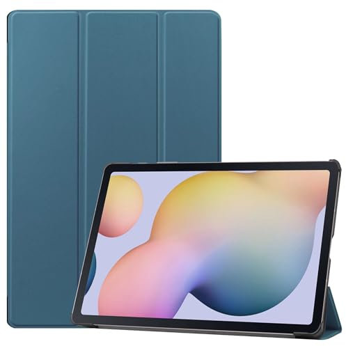 TINGYR Funda para OnePlus Pad Go Funda Tableta, Piel, Soporte Plegable, Protección Todo Incluido, Carcasa para OnePlus Pad Go.(Verde Oscuro)