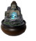Fontaine d’Intérieur Fontaine de Bouddha de Bureau de Relaxation d'intérieur - Artisanat en résine Cascade de Table Fontaine Zen Bureau Bureau Eau Courante Petits Ornements Fontaine de Table(A)