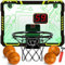 STAY GENT Canasta Baloncesto Infantil con 4 Balones y Puntuación Automática LED Decolorado Mini Canasta Baloncesto Habitacion Casa Oficina Interior Exterior Baloncesto Juego para 3 6 7+ Niños Adultos