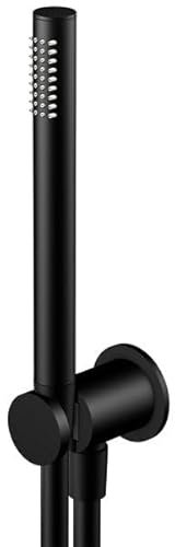 Steinberg Série 340 Garniture de douche à main, incl. coude de raccordement de douche intégré, flexible de douche, support, 3401670S, Couleur: Matt Black