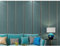 Modern Nordic Style Super Thick Deerskin Velvet Non Woven Wallpaper for Living Room and Bedroom Dark Green Horizontal and Vertical Stripes 20.8X374.0inches
