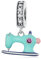 925 Silber Nähmaschine Charms Emaille Charm für Schmuckherstellung und Basteln Charm Anhänger