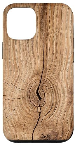 Coque pour iPhone 12/12 Pro Motif arbre en bois et tronc d'arbre