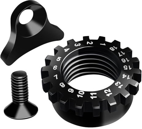 Riparazione del dado vite dell'albero forcella anteriore per FOX 32/34 36 SC 15 MM albero di corsa bicicletta sostituzione delle viti, controdado