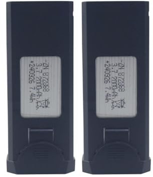 2PCS 3.7V 2000mah Batterie Lipo pour S2S Drone sans balais pour éviter Les Obstacles HD Aerial Quadcopter Drone télécommandé Pliable