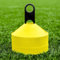 FORZA Trainingsmarkierungshütchen | 10 leuchtende Farboptionen – Premium-Trainingsausrüstung mit Ständer, Für Fußball-, Rugby- und Fitnessübungen [50er- oder 1000er-Pack] (50, Gelb)