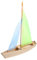 MUSISALY 6St Segelmodell bastelzeug für Kinder Spielzeug für Kinder Bildungsspielzeug Kinder Spielzeug Puzzle Spielzeugboot Spielzeug Selbstbaumodell handwerkliche Schiffsform hölzern