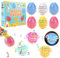 Ostern Geschenke Kinder, 6 Stück Ostereier Leuchtenden Kreiselspielzeugen, Spielzeug Ostern Magisch Blinkende mit Musikkreisel, Ostergeschenke für kinder ab 3 4 5 6 7 8 9 10 Jahre