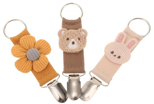 LRXIYODE 3 Stück Reisehut-Clip kopftuch handschuh clip Damen Hut Clip Modisches Hutzubehör Reisehut Clip Taschen Clips zum Aufhängen Quaste Mütze Hut Zubehör Huthaken Hutorganisator