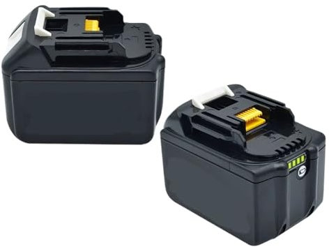 ARPZPPSK Batterie D'entraînement, Compatible avec Makita, Batterie 18 V BL1850B BL1850 BL1860 BL1860 BL1830 BL1815 BL1840 LXT400 9,0 Ah for Outils 18 V Et Perceuses(2PCS 9Ah)