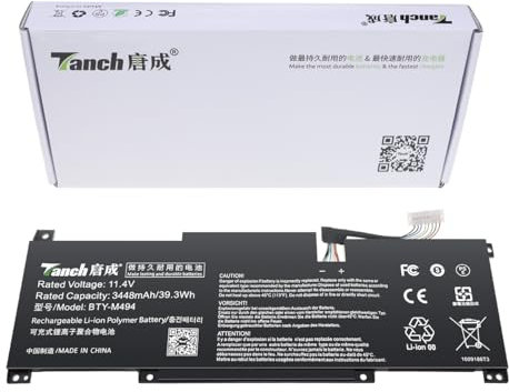 Batteria per laptop BTY-M494 per MSI Modern 15 A11M A11SB A10M Modern 14 C13M-410FR C12M-017XES11.4V 3448mAh 39.3Wh (interfaccia bianco)