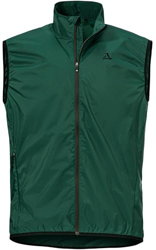 Schöffel Herren Vest Style Cannobio MNS, ultraleichte, winddichte Fahrradweste, Outdoor Weste mit radspezifischer Passform, wasserabweisend und atmungsaktiv