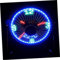 KONTONTY Mini Ventilatore Portatile Usb A Led Orologio E Display Della Temperatura Mini Ventilatore Da Tavolo Per Casa E Ufficio Senza Rumore Motore Brushless