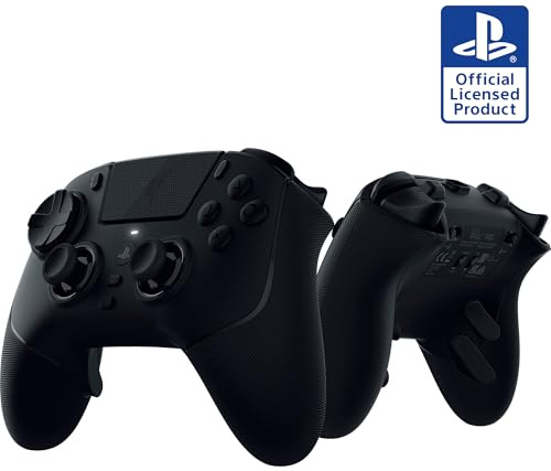 Razer Raiju V3 Pro Controller Wireless: licenza ufficiale per PlayStation, PS5, PC - Prestazioni di livello eSport senza ritardi - 6 pulsanti rimappabili - Thumbstick personalizzabili - Trigger veloci
