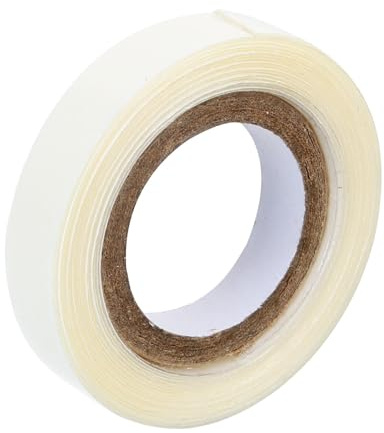 Didiseaon 1 Roll 3 Yards Hair Extension Wig Tape Lightweight Double-sided White Paper Glue Adhesive for Women Hair
