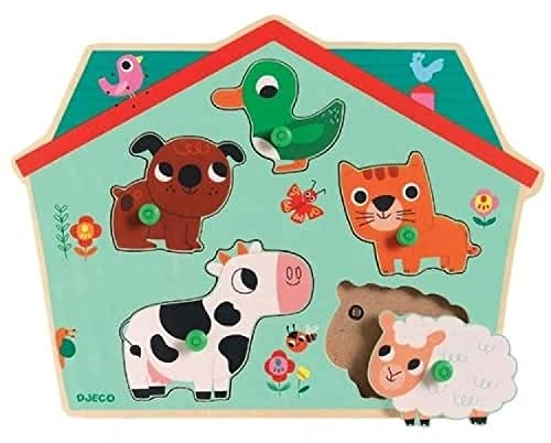 Djeco DJ01707 Sound-Puzzles, gemischt