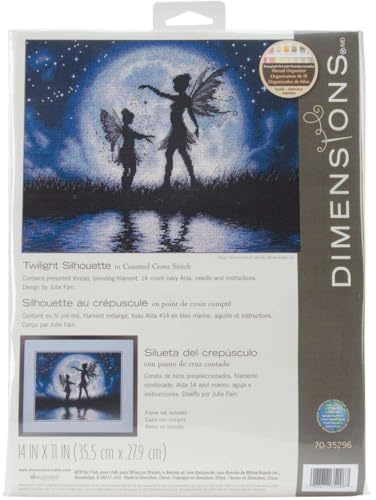 DIMENSIONS 70-35296 Twilight Silhouette, Cotton, Black, Blue, White