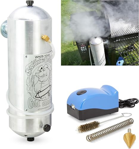 Magnum P.I.G. Cold Smoke Generator – Heavy-Duty USA-Made Aluminum Body, Works with All BBQ & Pellet Grills – 2.5 hr Burn Time