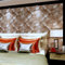 HANMERO Papier Peint Moderne Luxe 3D Faux Cuir Vinyle Texturé Mural Wallpaper pour Chambre Salon TV Fond Bureaux, Brun-0.53m*10m