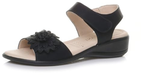 AJVANI low wedge heel hook & loop strap flower comfort sandals size 7 40