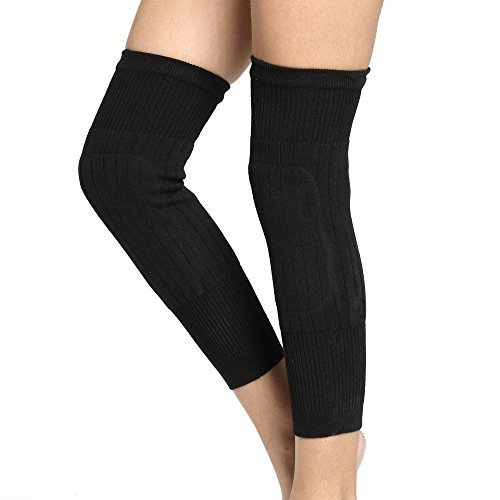 Udoarts cashmere Scaldaginocchia (1 coppia), Nero