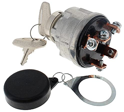 Perkins 3 Position Ignition Switch for Thwaites Dumpers Fitted with A Perkins Engine 2 x CC Key - 10000-46816