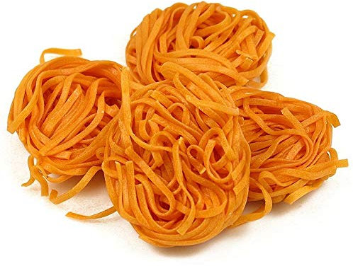 Frische Tagliarini mit Tomate, rot, Bandnudel, 3mm, Sassella, 500g