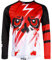 Broken Head Division Rot MX Jersey - Langarm Funktions-Shirt Für Moto-Cross, BMX, Mountain Bike, Offroad I Größe L