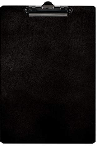 Bütic Holz Klemmbrett Standardform Clipboard A4 aus 3 mm Birkensperrholz und mit widerstandsfähigem Klarlack versiegelt, Farbe:Ebenholz
