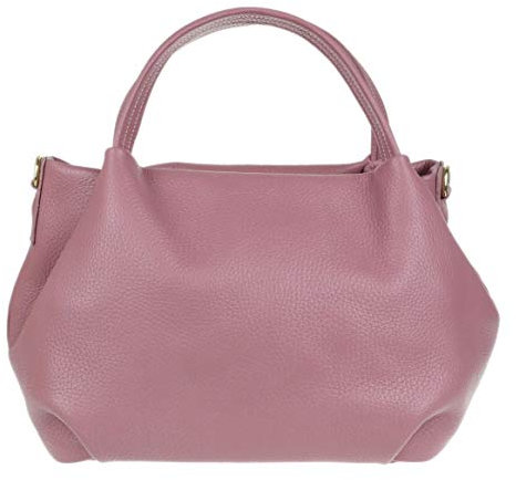 Girly HandBags - Borsa a secchiello in vera pelle, Rosa