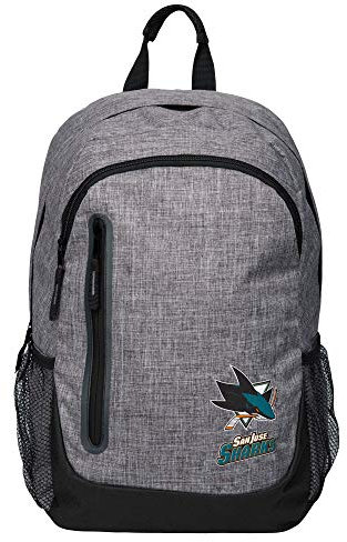 FOCO Backpack NHL Rucksack - Grey San Jose Sharks