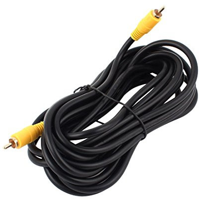 N/A a14111900ux0264 5M 16Ft RCA alargador de Audio y vídeo AV Cable Negro