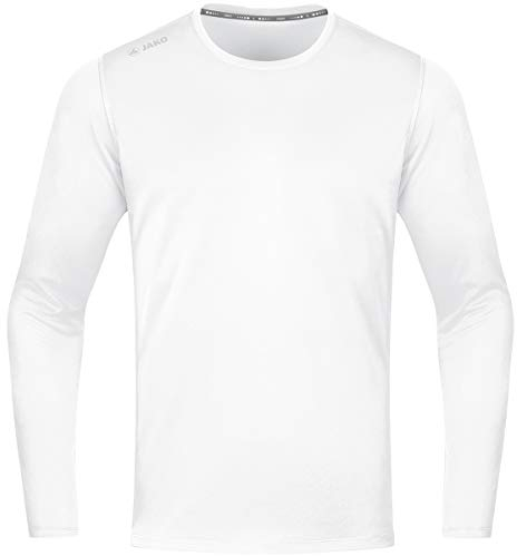 JAKO Run 2.0 Sweatshirt Running Weiss, M Herren