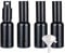 TIANZD 4 Pieces Empty 30ml Black Glass Spray Bottle, Fine Mist Spray Bottles with Black Sprayer and Metal Cover for Perfume, Aromatherapy, Refillable Travel Cosmetic Containers, 1x Funnel