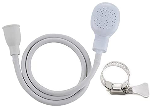 Portable Sink Spray Rubber Hose for Pet Handheld Faucet Shower Sink Wash Head Shower Extender Single Tap Shower Spray Hose