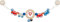 goki 65197 - Kinderwagenkette Autos - farbenfrohe Autos - aus Ahorn- und Buchenholz Holz -handgefertigt - Made in Germany